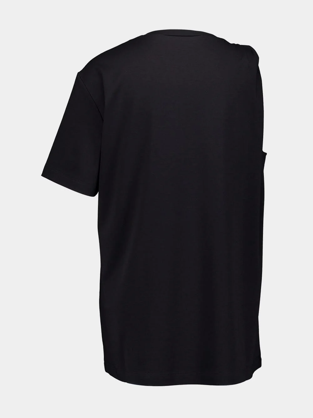 Crew Neck T-Shirt with Golden Clip - Image 3