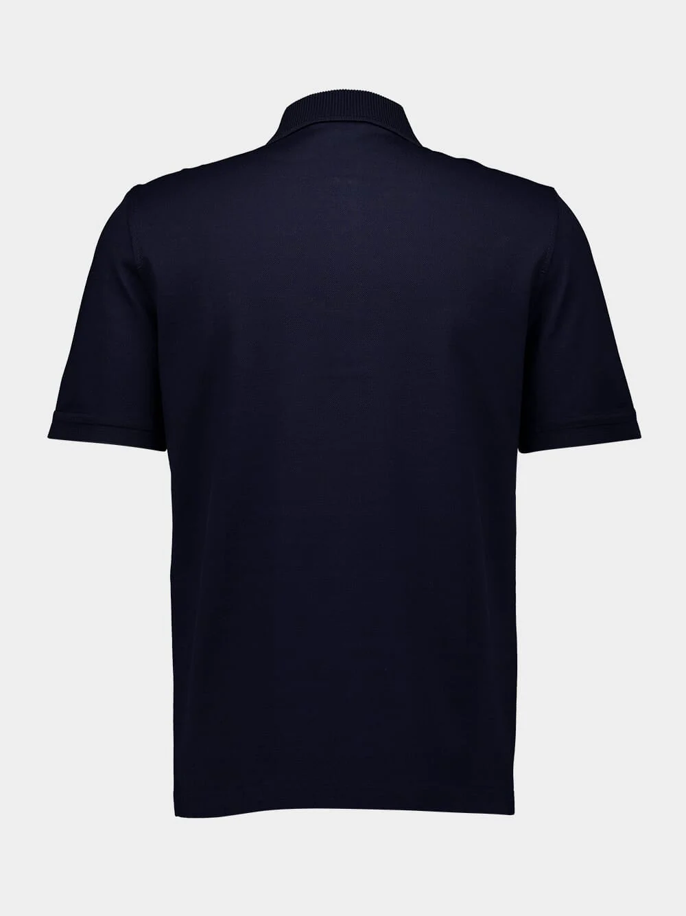 Navy Polo with Zip Collar - Image 3