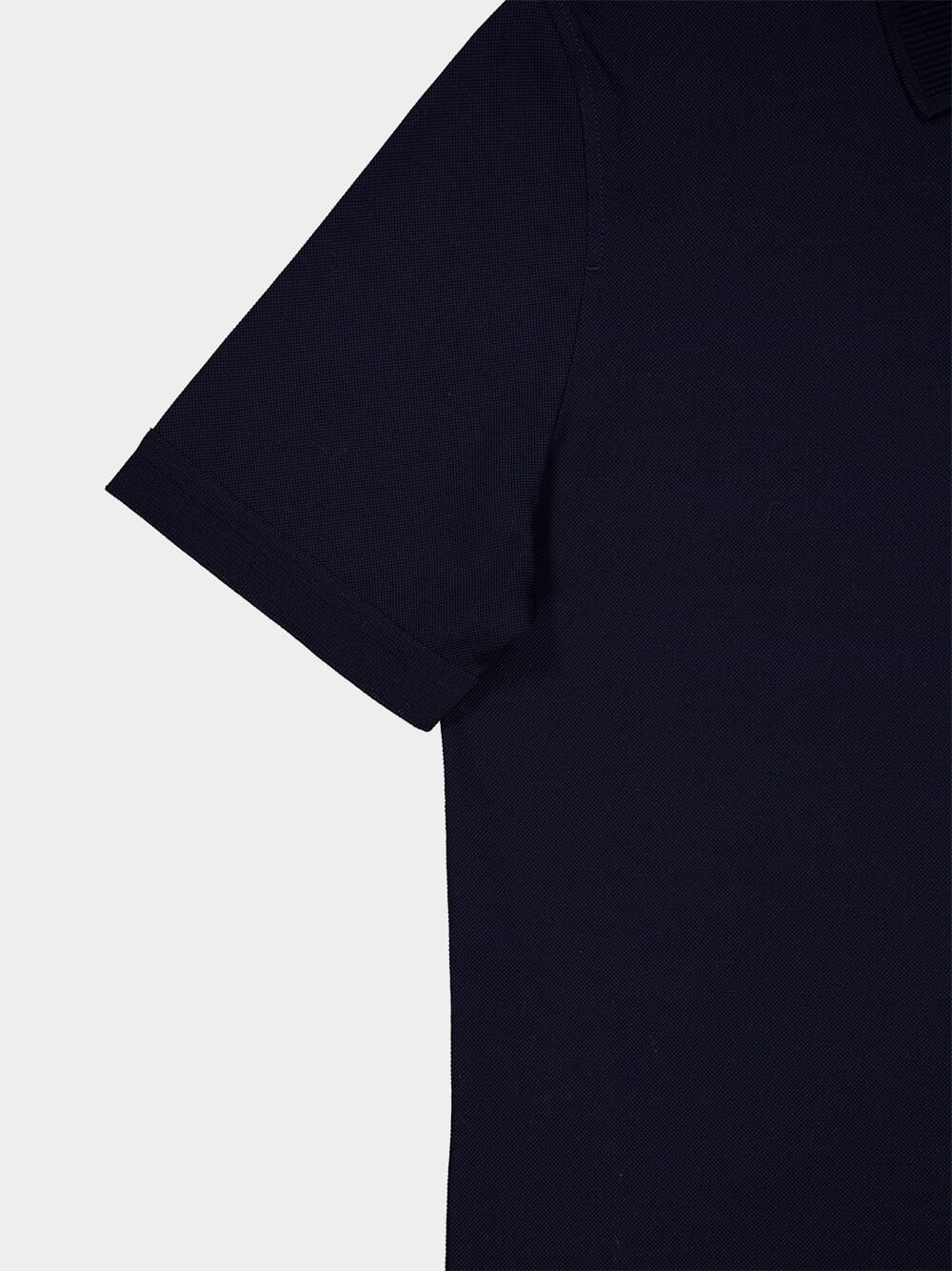 Navy Polo with Zip Collar - Image 6