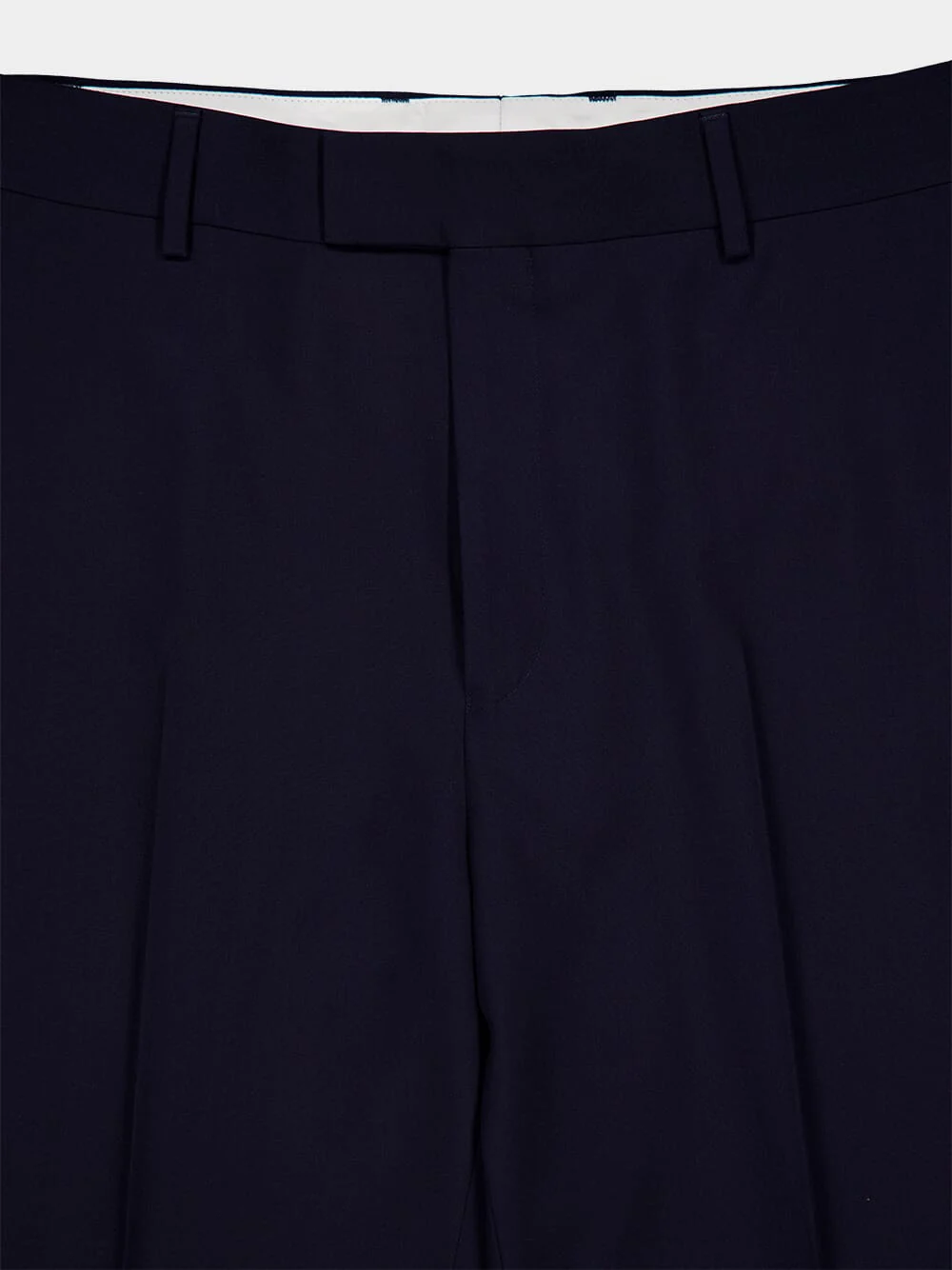 Navy Straight-Fit Trousers - Image 3