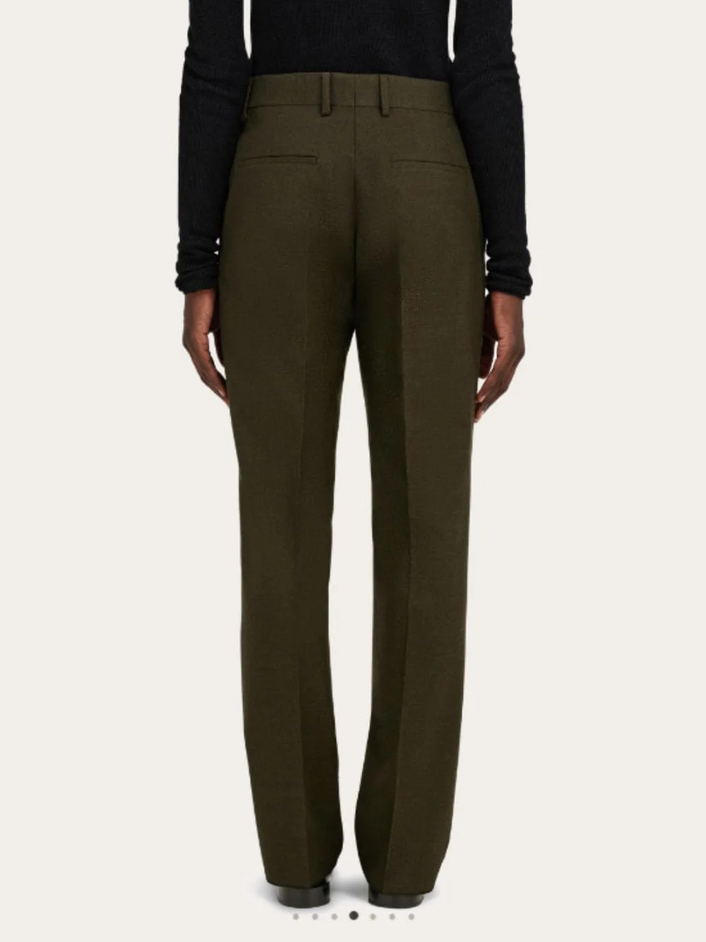 Virgin Wool Tailored Trousers - Image 4