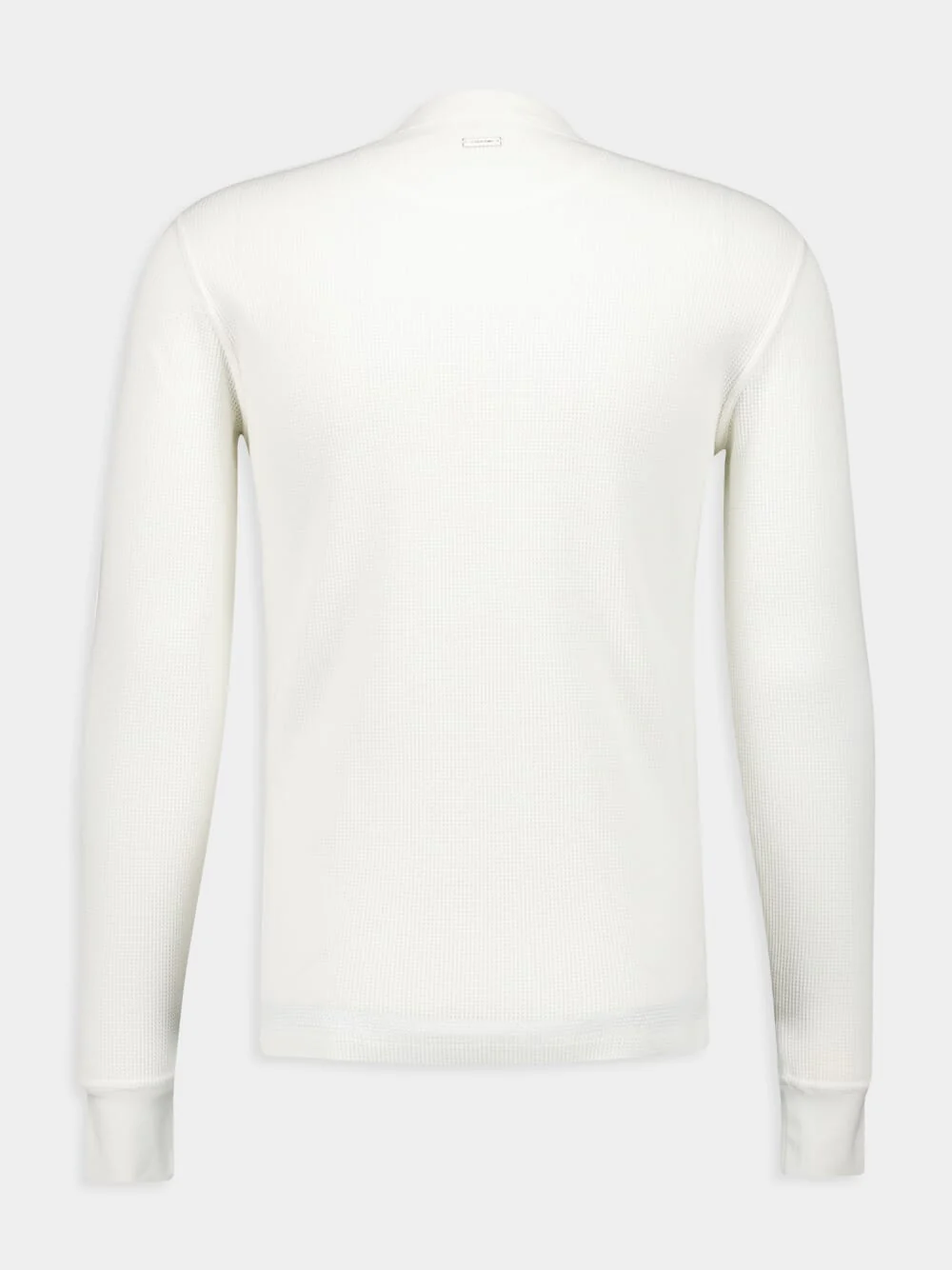 White Cotton Sweater - Image 2