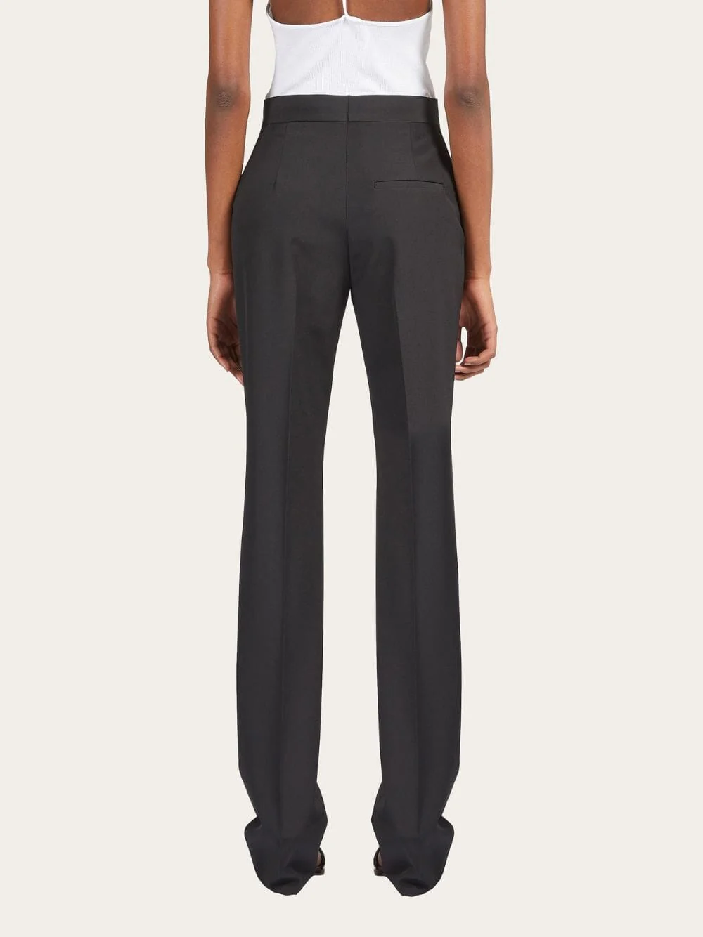 Wool Tailored Trousers - Image 4