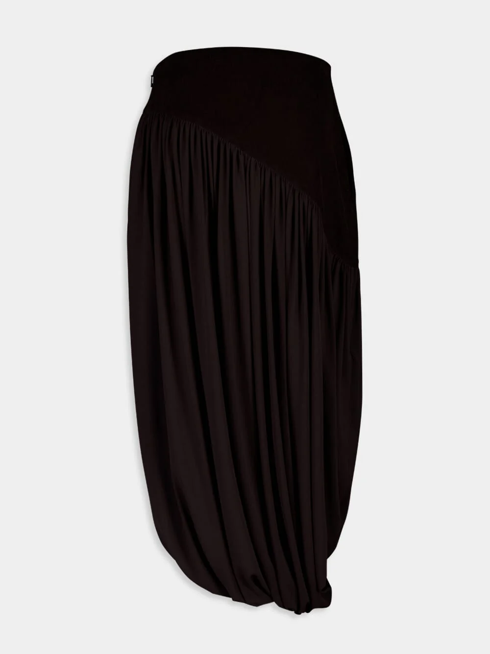 Dark Espresso Draped Skirt - Image 3
