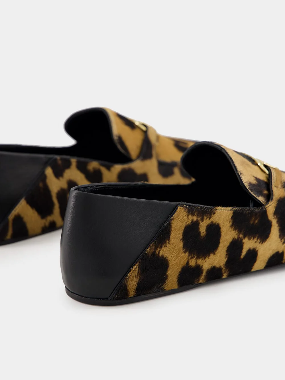 Elaine Leopard-Print Loafers with Gold Ornament - Image 6