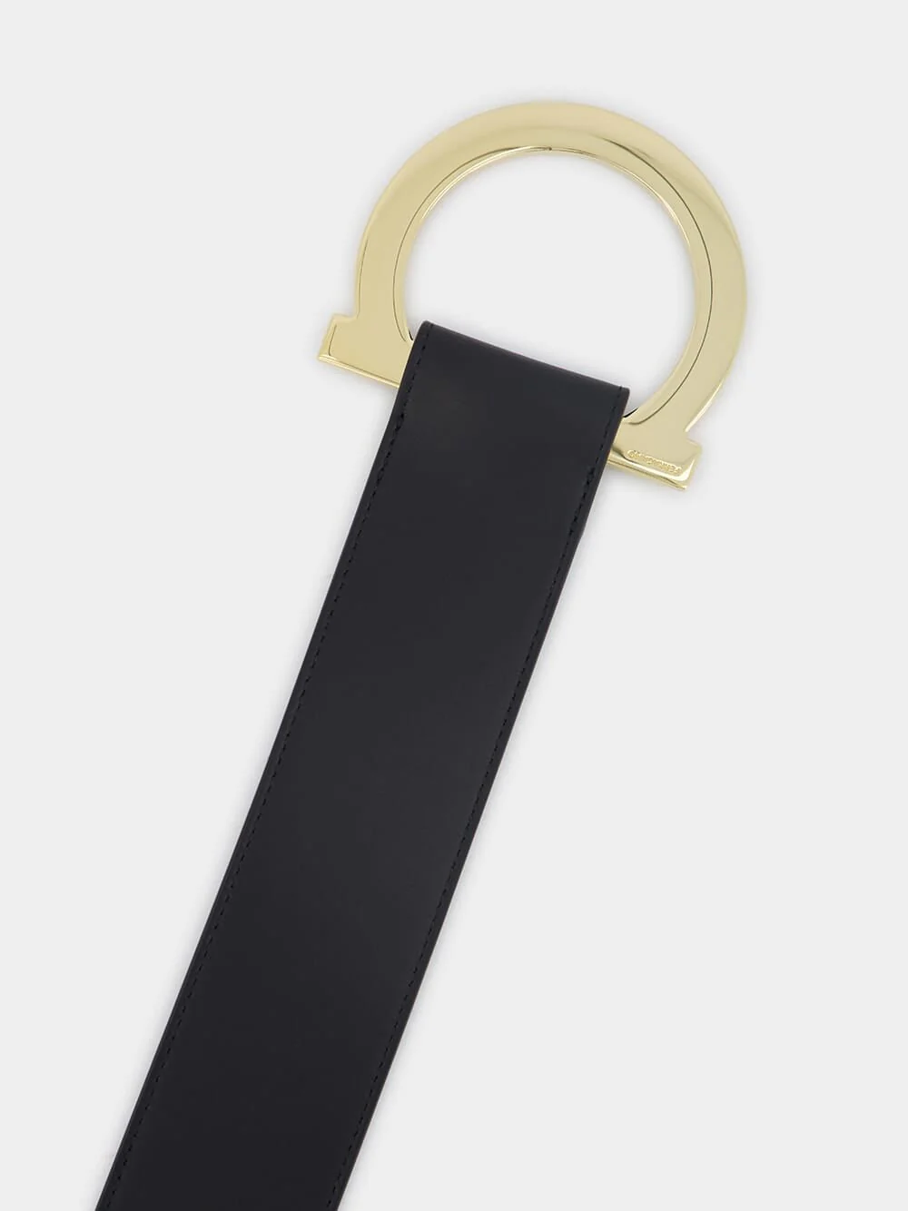 Gancio Loop Leather Belt - Image 4