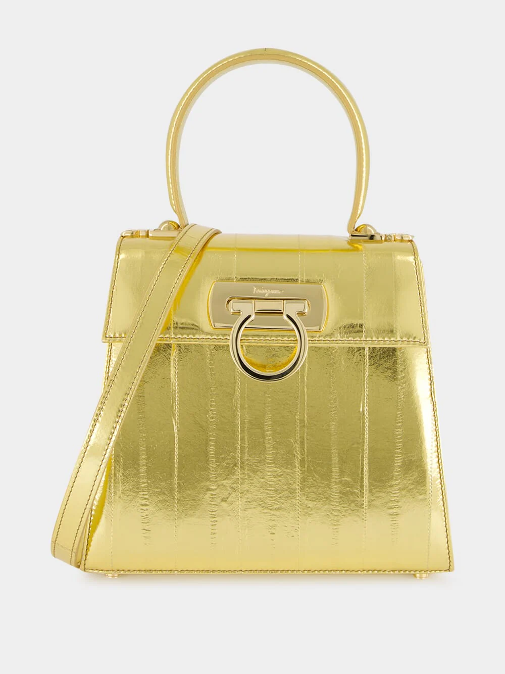 Gold Iconic Top Handle Small