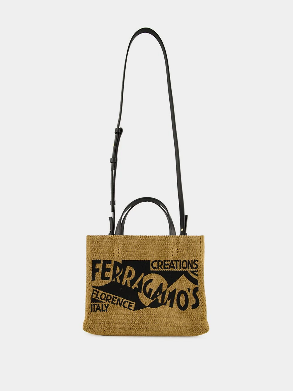 Honey Medium Venna Logo Tote Bag - Image 3