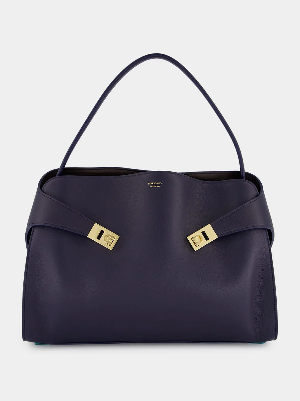 Hug Soft Large Navy Blue Shoulder Bag