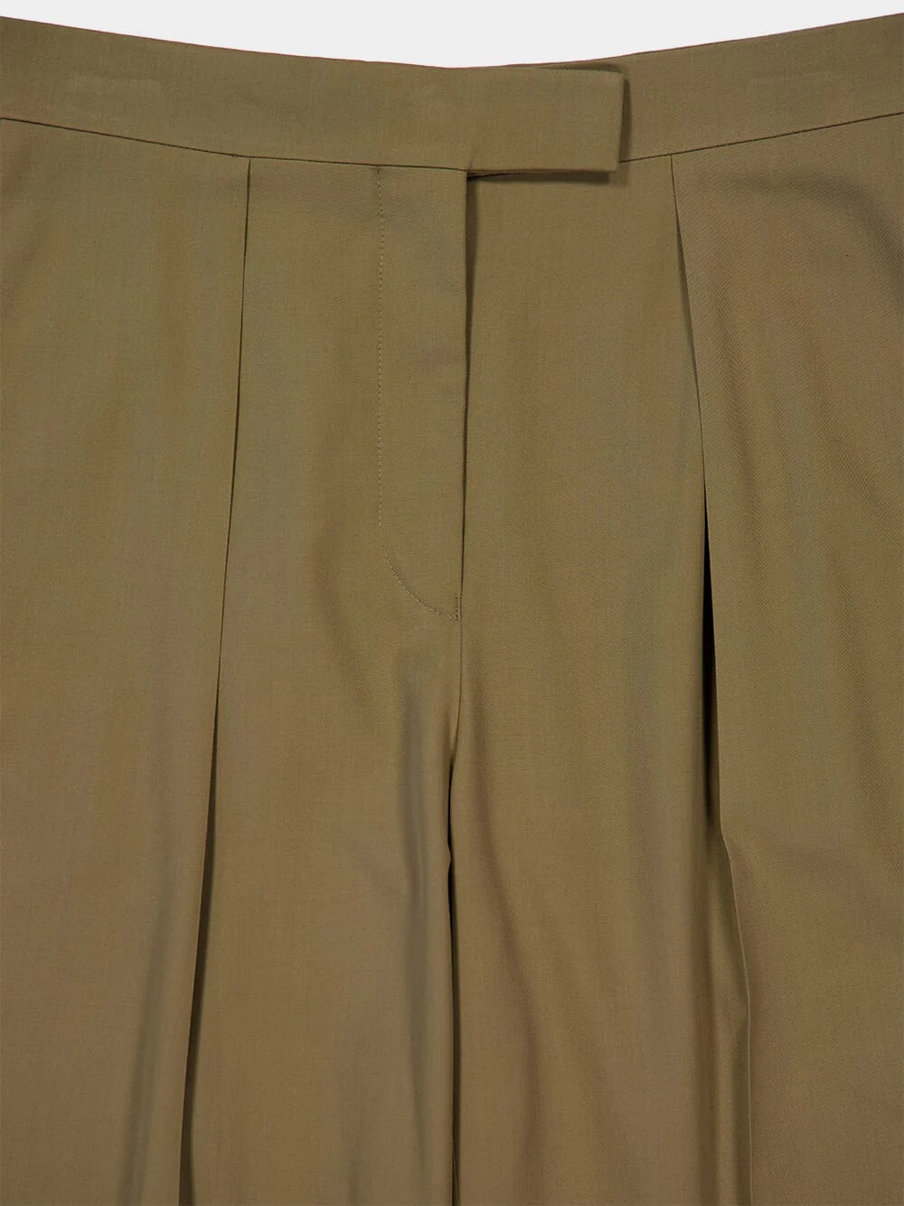 Lead Brown High-Waisted Pleated Trousers - Image 11