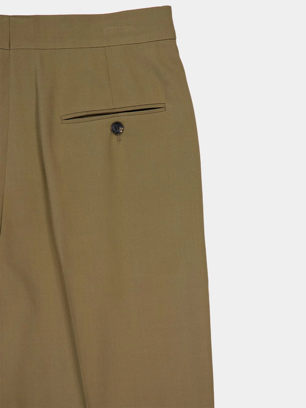 Lead Brown High-Waisted Pleated Trousers - Image 6