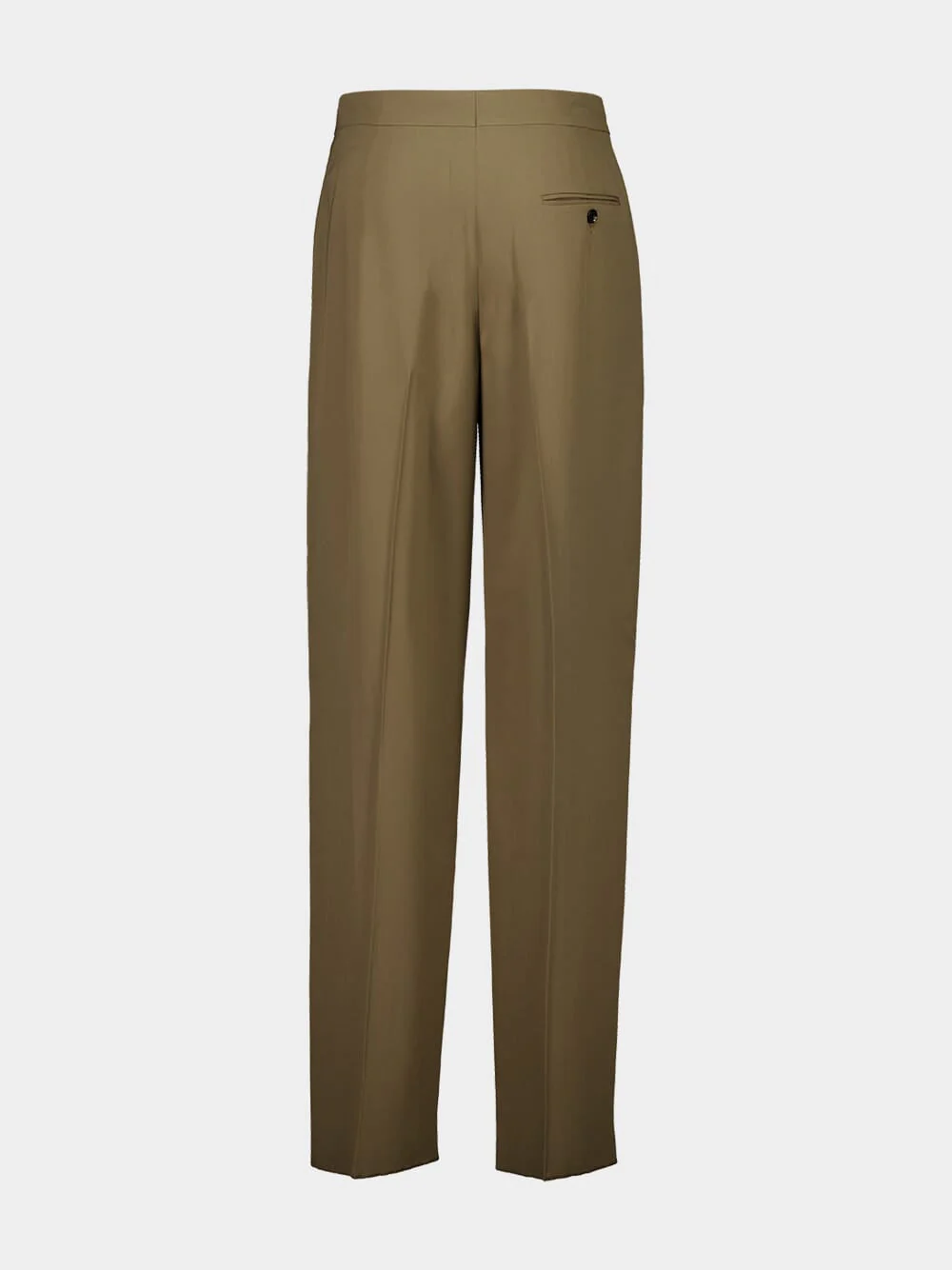 Lead Brown High-Waisted Pleated Trousers - Image 9