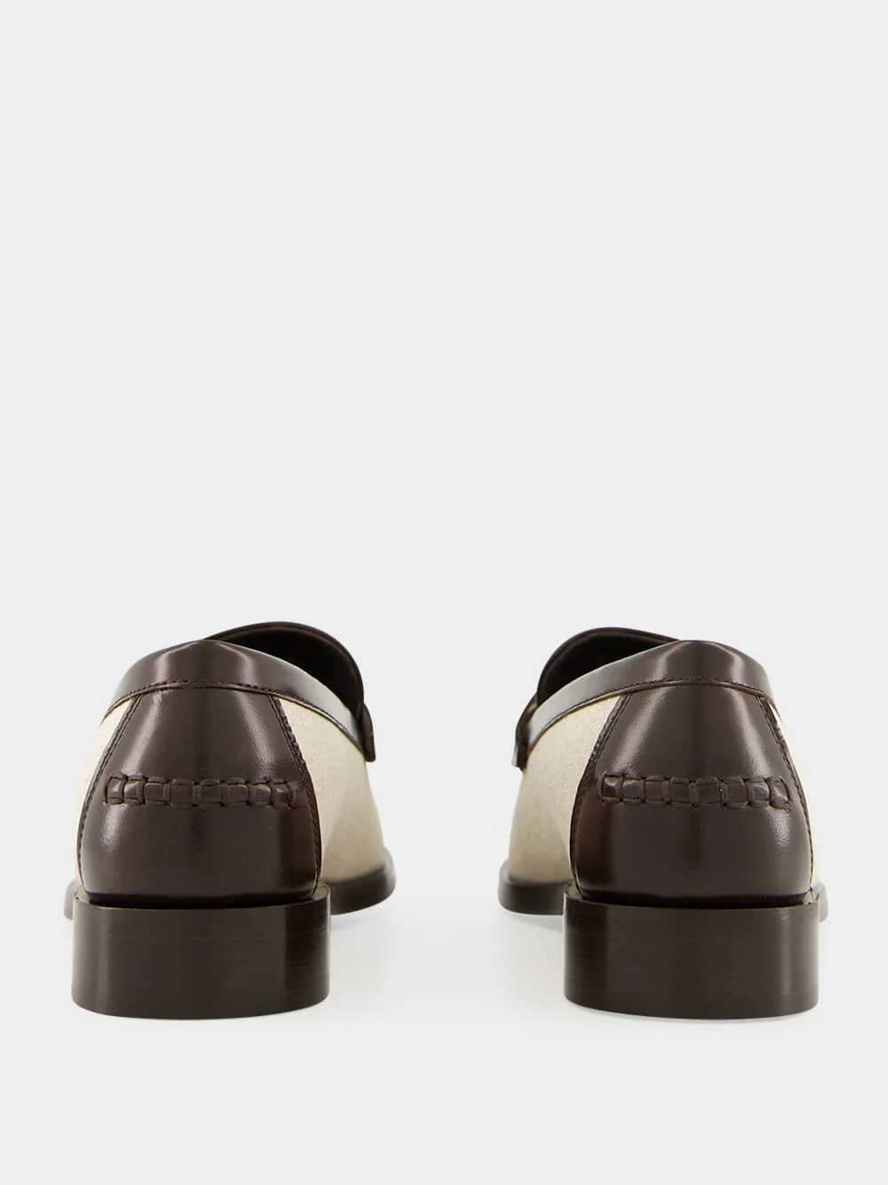 Maryan T Leather Loafers in Beige Brown - Image 5