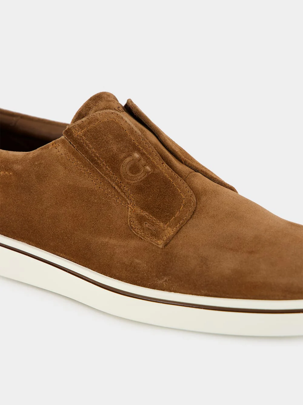 Mid-Brown Urban Leather Derby Shoes - Image 6