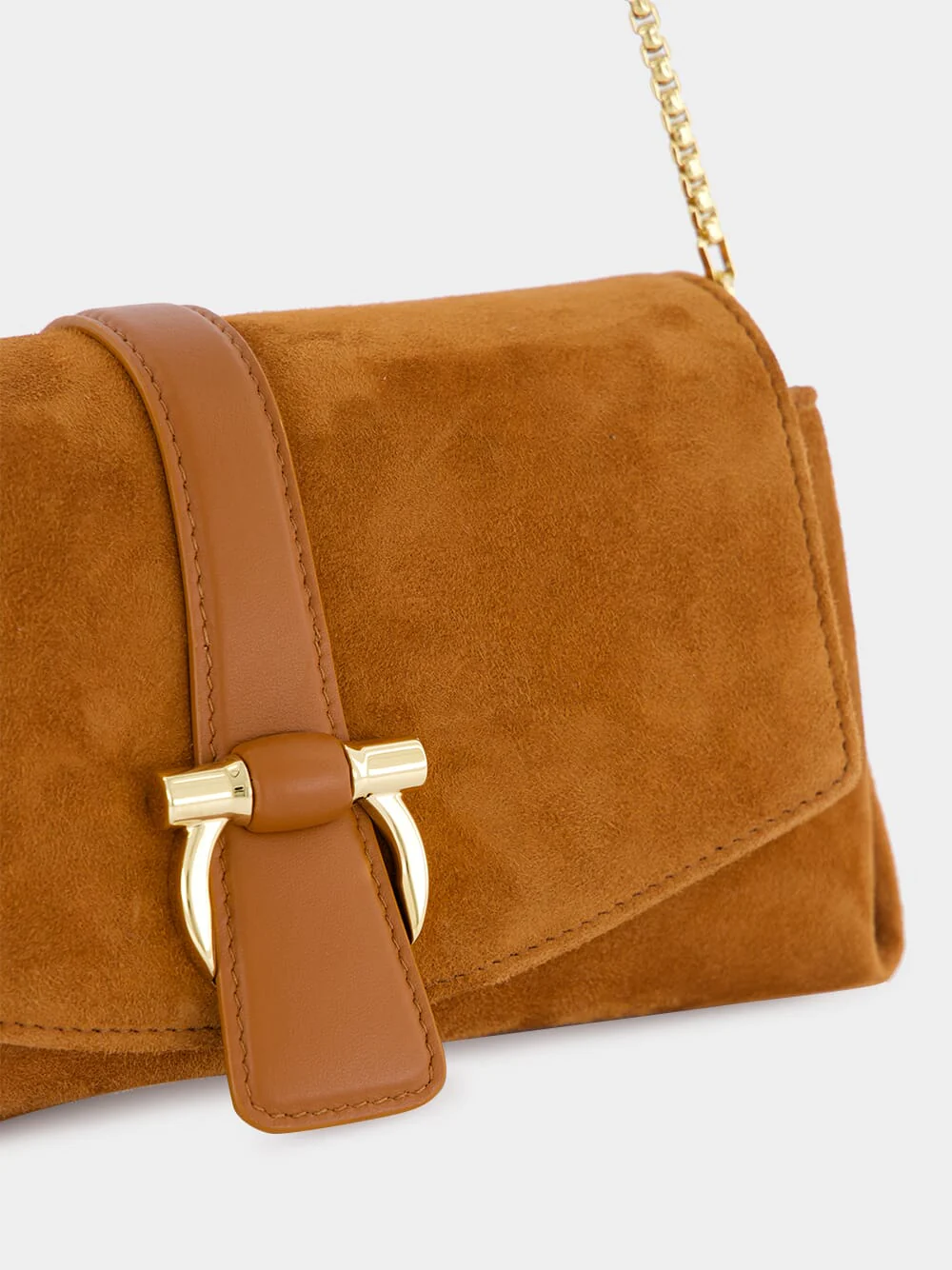 Natural Rust Leather Shoulder Bag - Image 7
