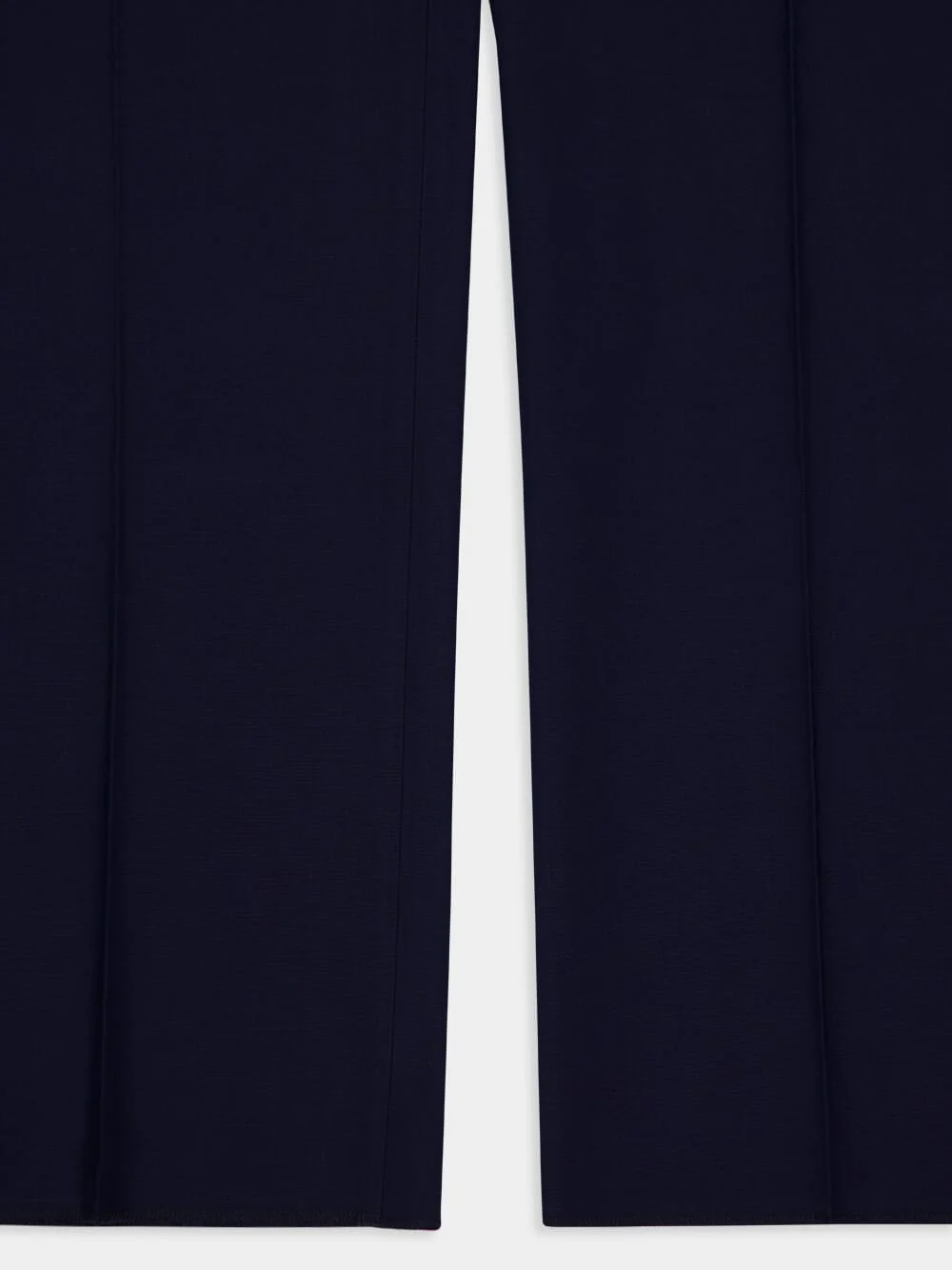 Navy Blue Cotton Canvas Pants - Image 6