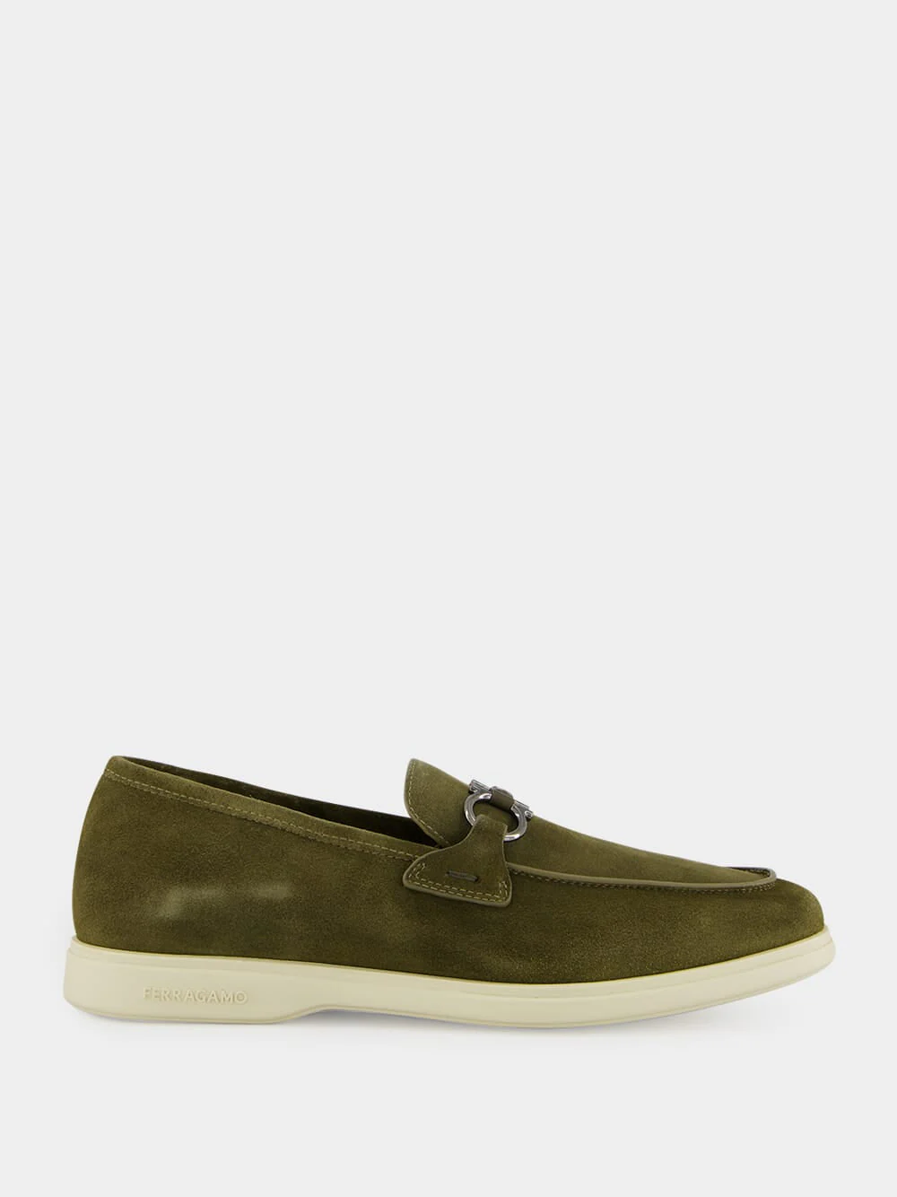 Olive Green Suede Casual Moccasins - Image 8