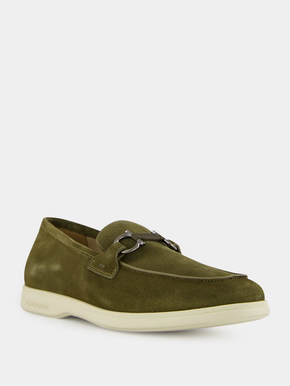 Olive Green Suede Casual Moccasins - Image 9