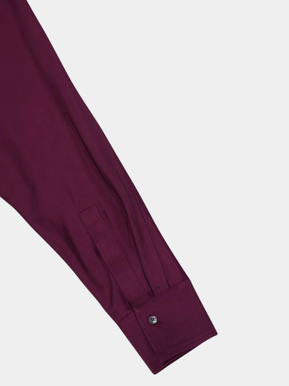 Oxblood Viscose Twill Long-Sleeve Shirt - Image 5