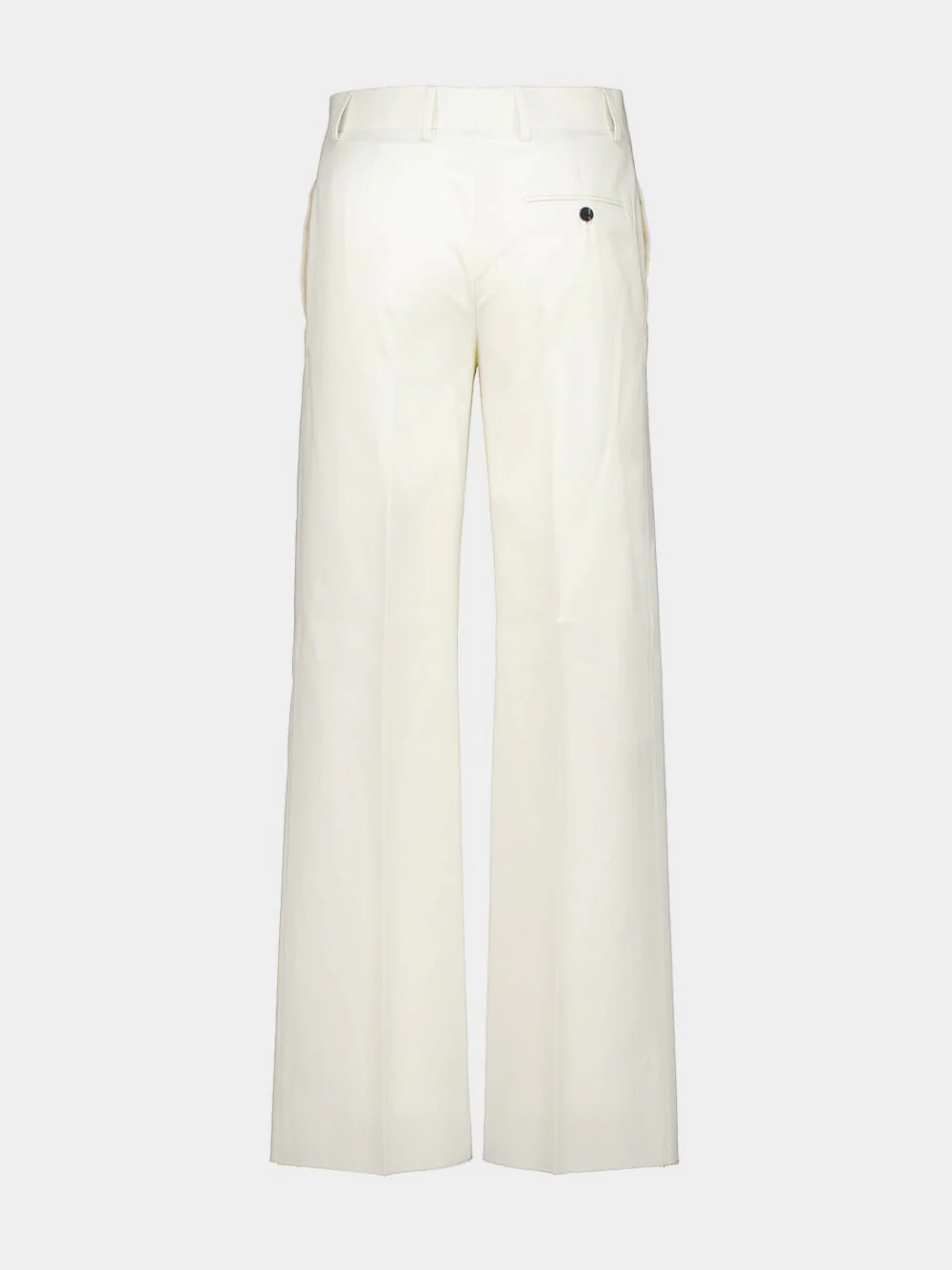 Parchment Tailored Cotton-Silk Trousers - Image 2