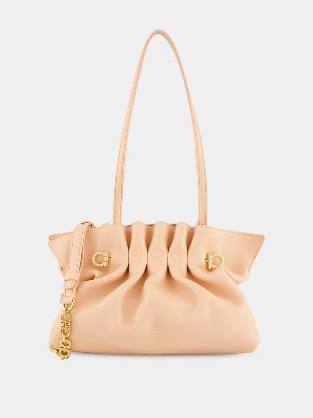 Pink Soft Gancio Small Shoulder Bag - Image 2