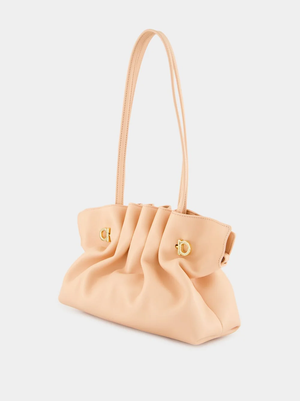 Pink Soft Gancio Small Shoulder Bag - Image 7