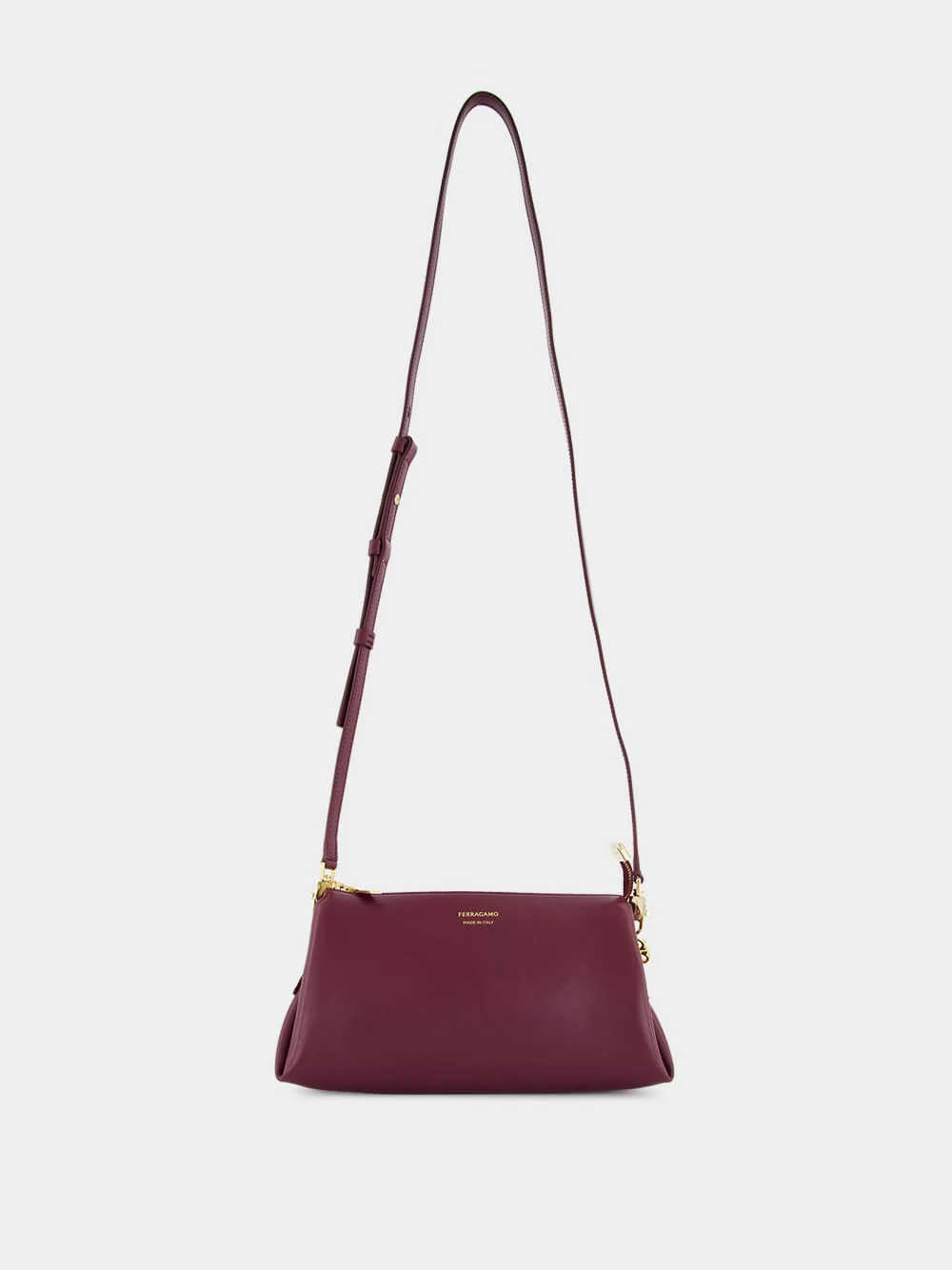 Plum Gancini Chain Mini Bag - Image 2
