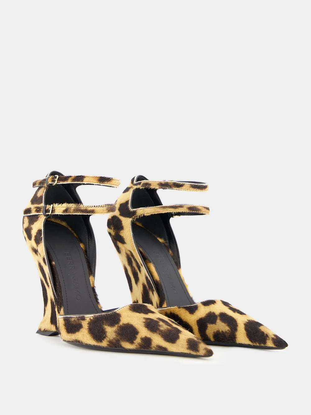 Leopard-Print Wedge Pumps - Image 3