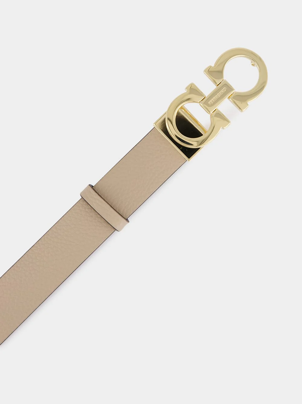 Reversible Black and Deer Gancini Belt - Image 3
