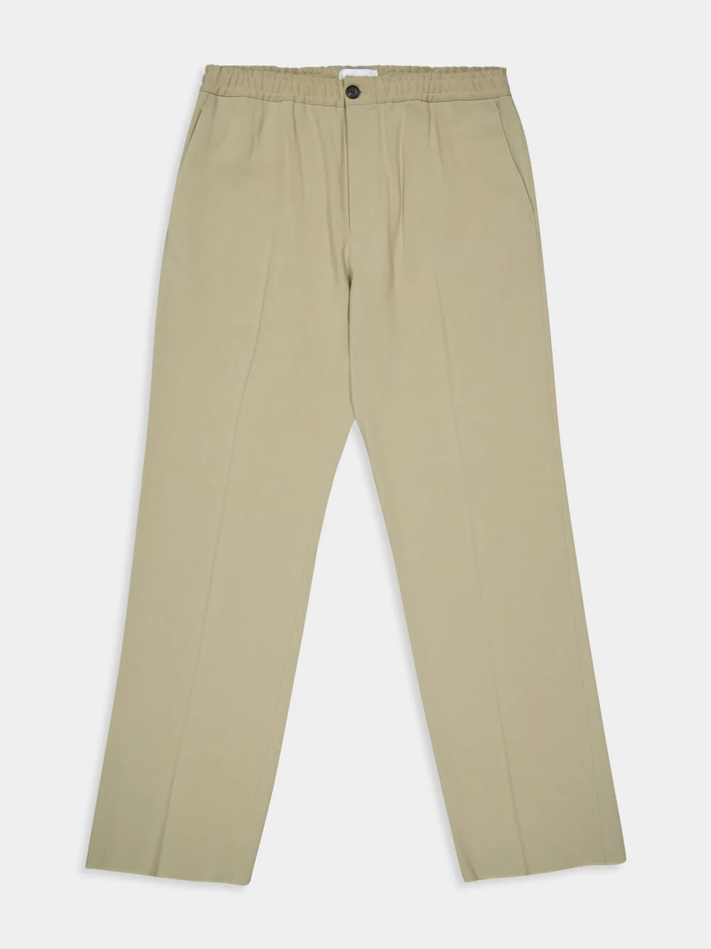 Sand Casual Fit Crepe Trousers - Image 5