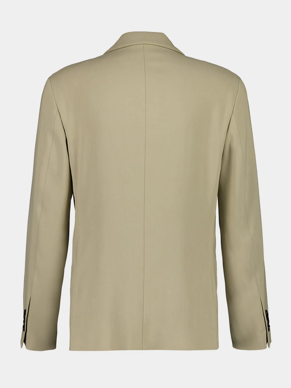 Sand Single-Breasted Silk-Blend Blazer - Image 3