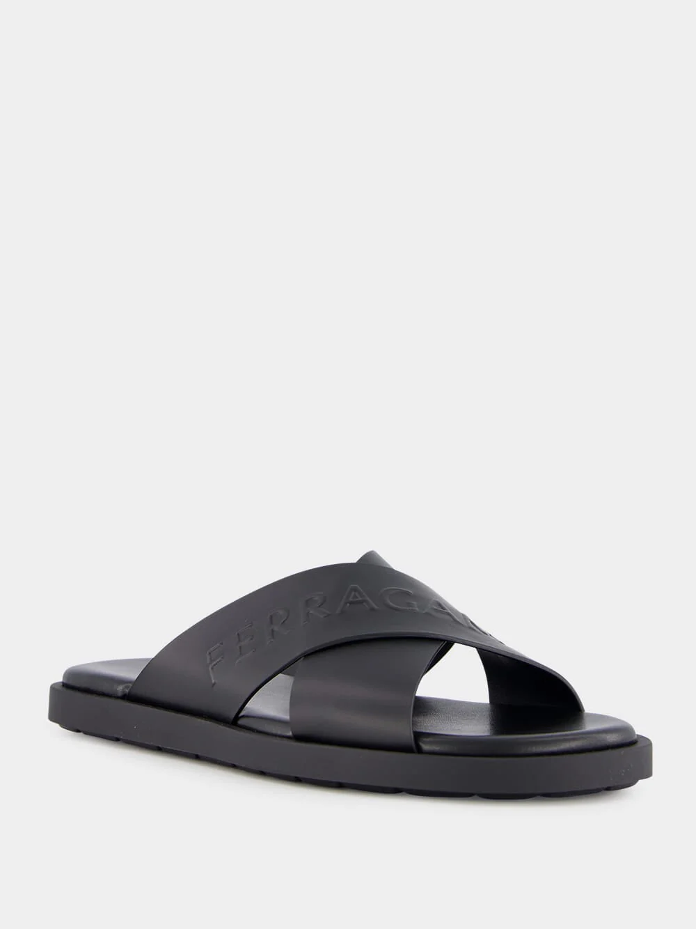 Calfskin Sandal with Crossover Straps - Image 2