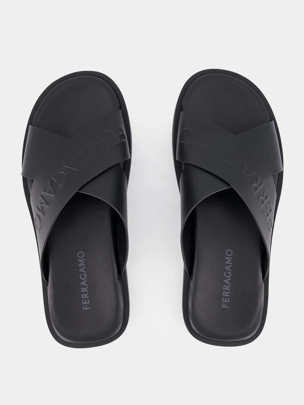 Calfskin Sandal with Crossover Straps - Image 4
