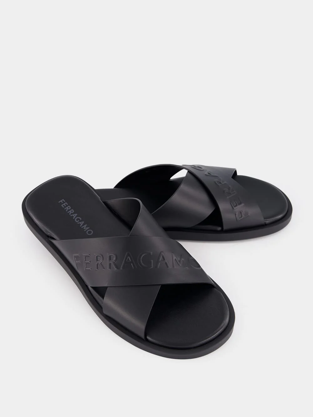Calfskin Sandal with Crossover Straps - Image 7