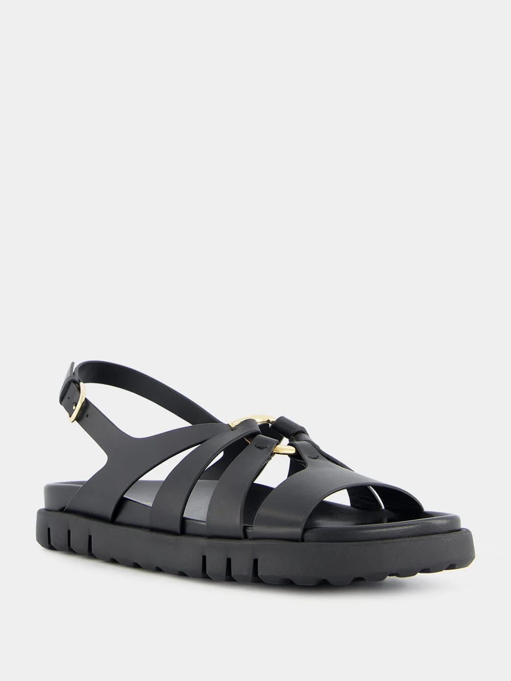 Gancini Ornament Flat Sandal - Image 2