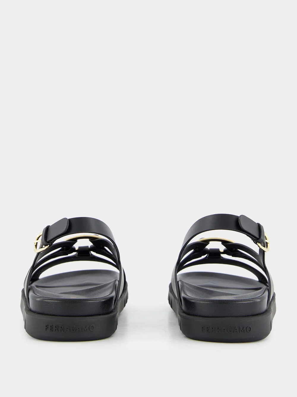 Gancini Ornament Flat Sandal - Image 5