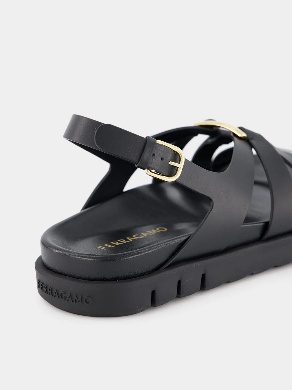 Gancini Ornament Flat Sandal - Image 6