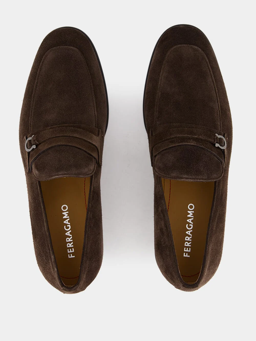 Suede Moccasin with Gancini ornament - Image 4