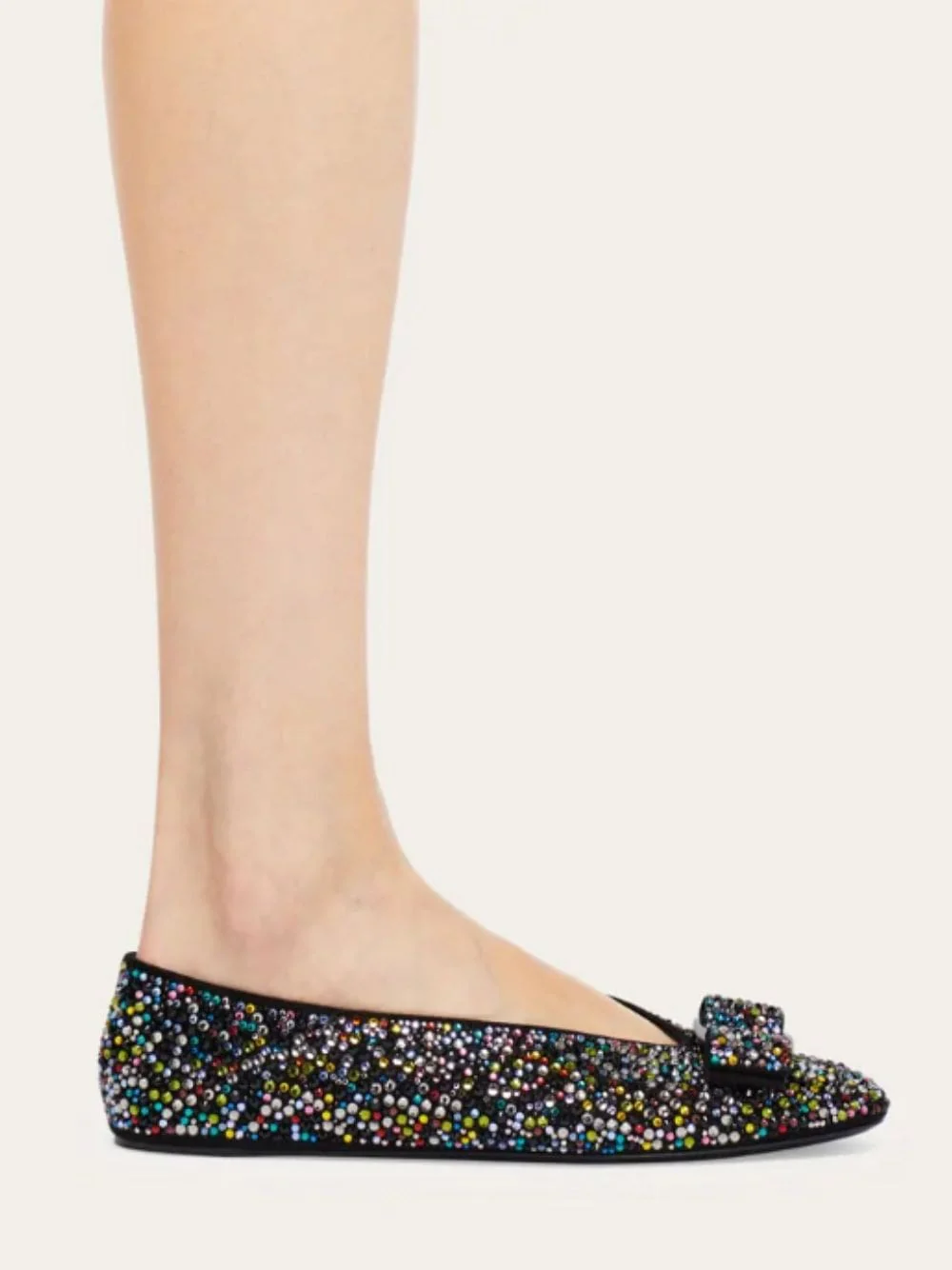 Vara Bow Crystal-Embellished Ballet Flat - Image 2