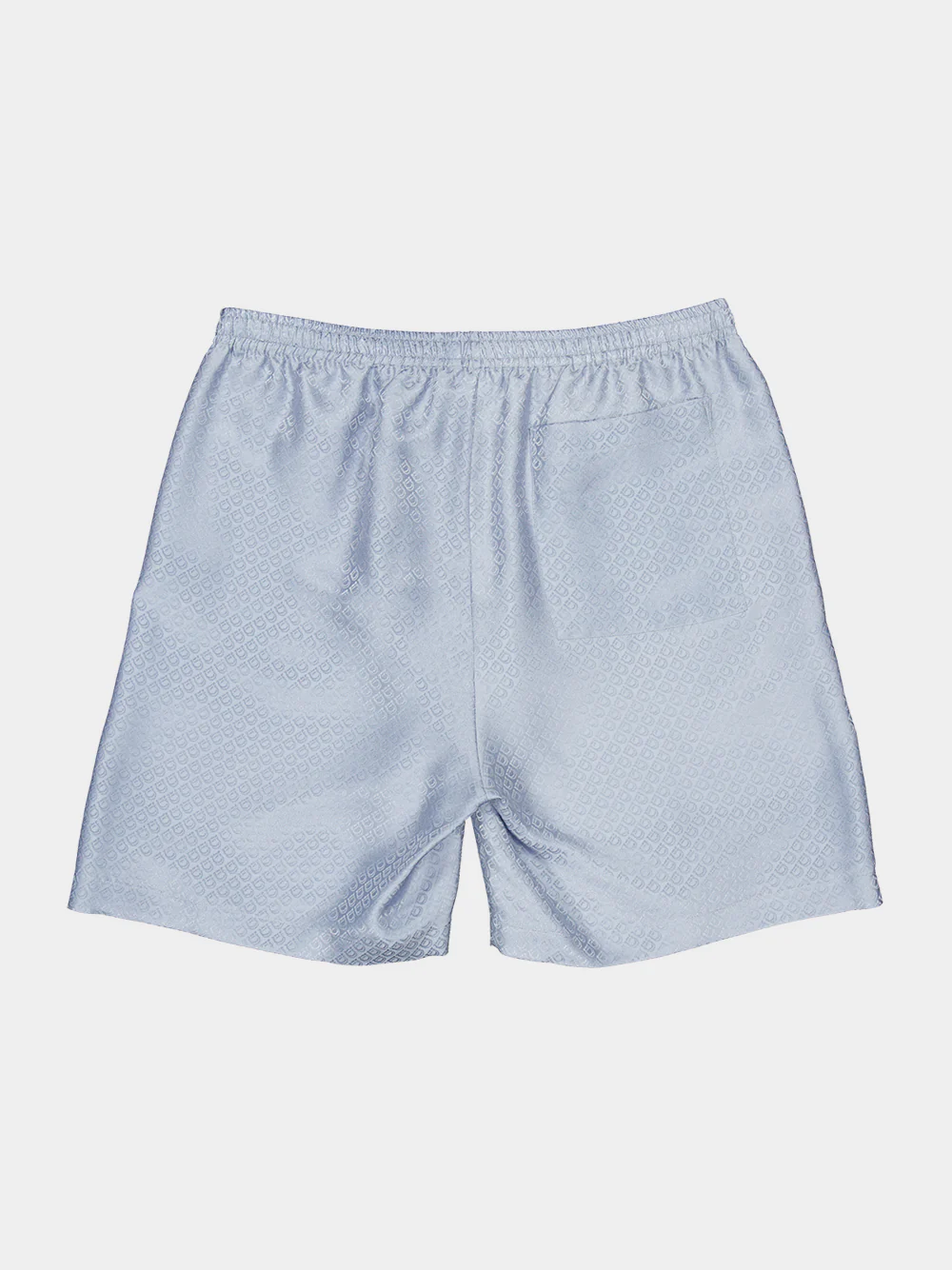 Light Denim Silk Monogram Bermuda Shorts - Image 5
