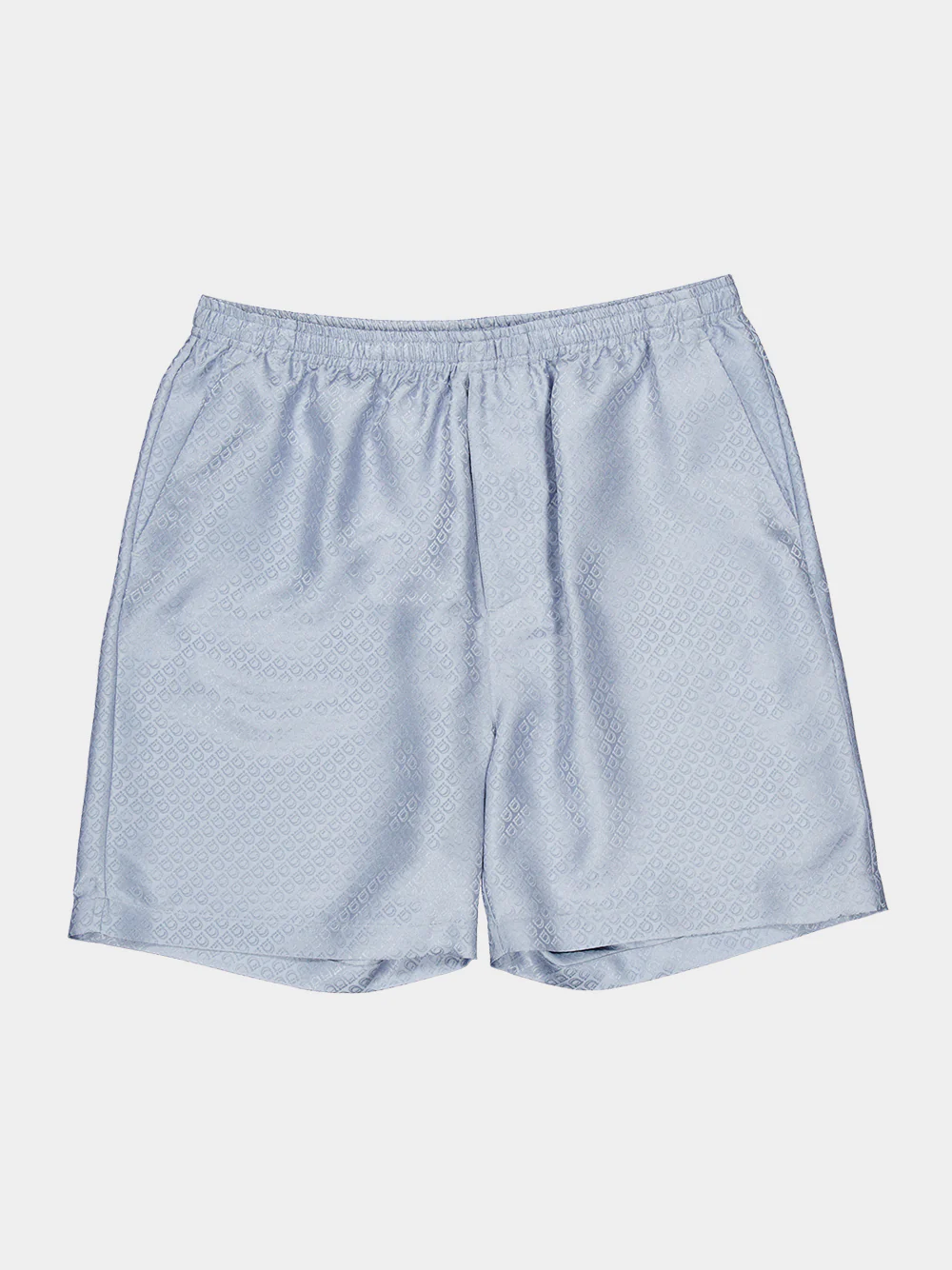 Light Denim Silk Monogram Bermuda Shorts - Image 6