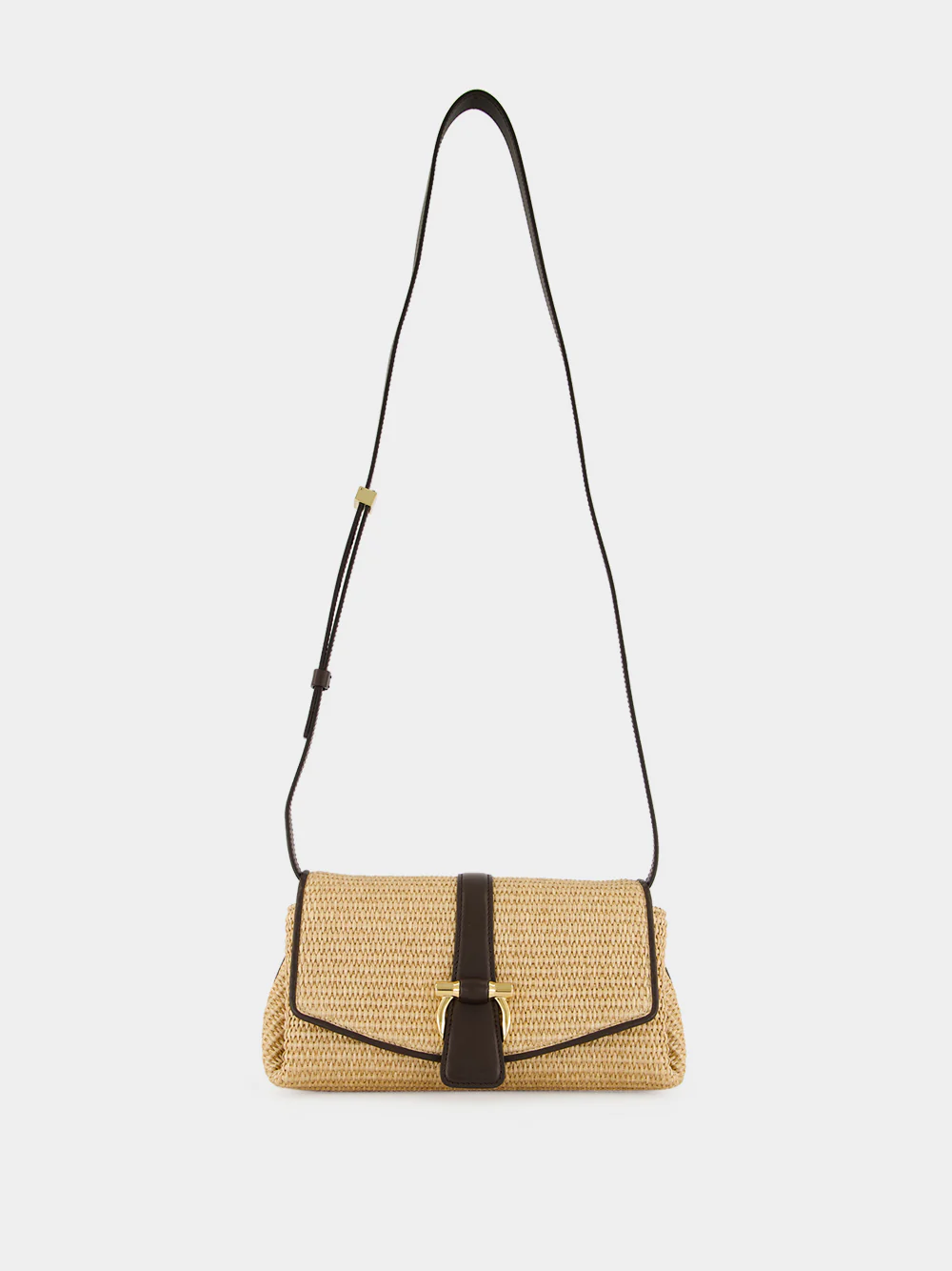 Natural Raffia Mia Extra Small Crossbody Bag - Image 2