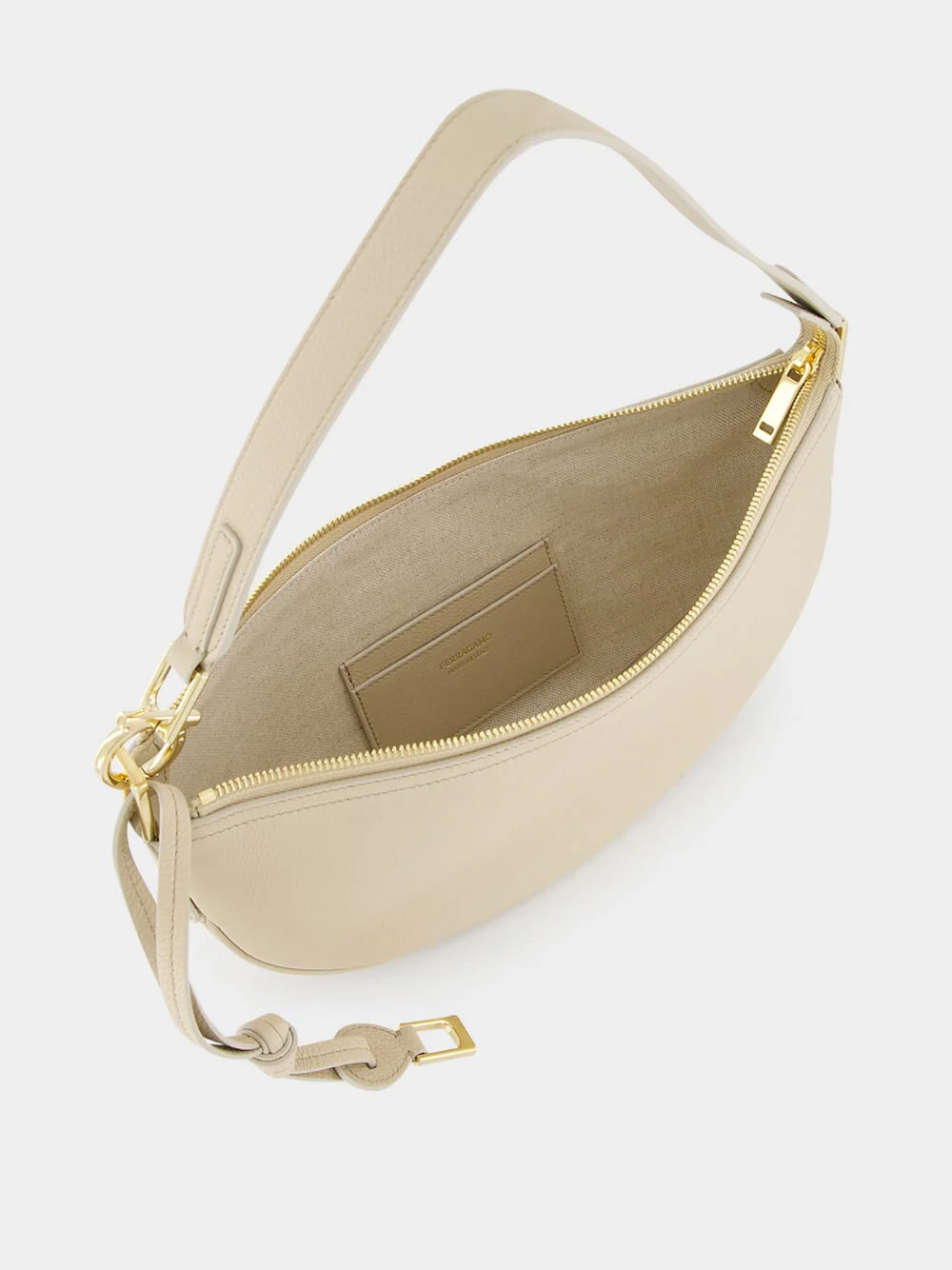 Stone Hammered Calfskin Hobo Bag - Image 6