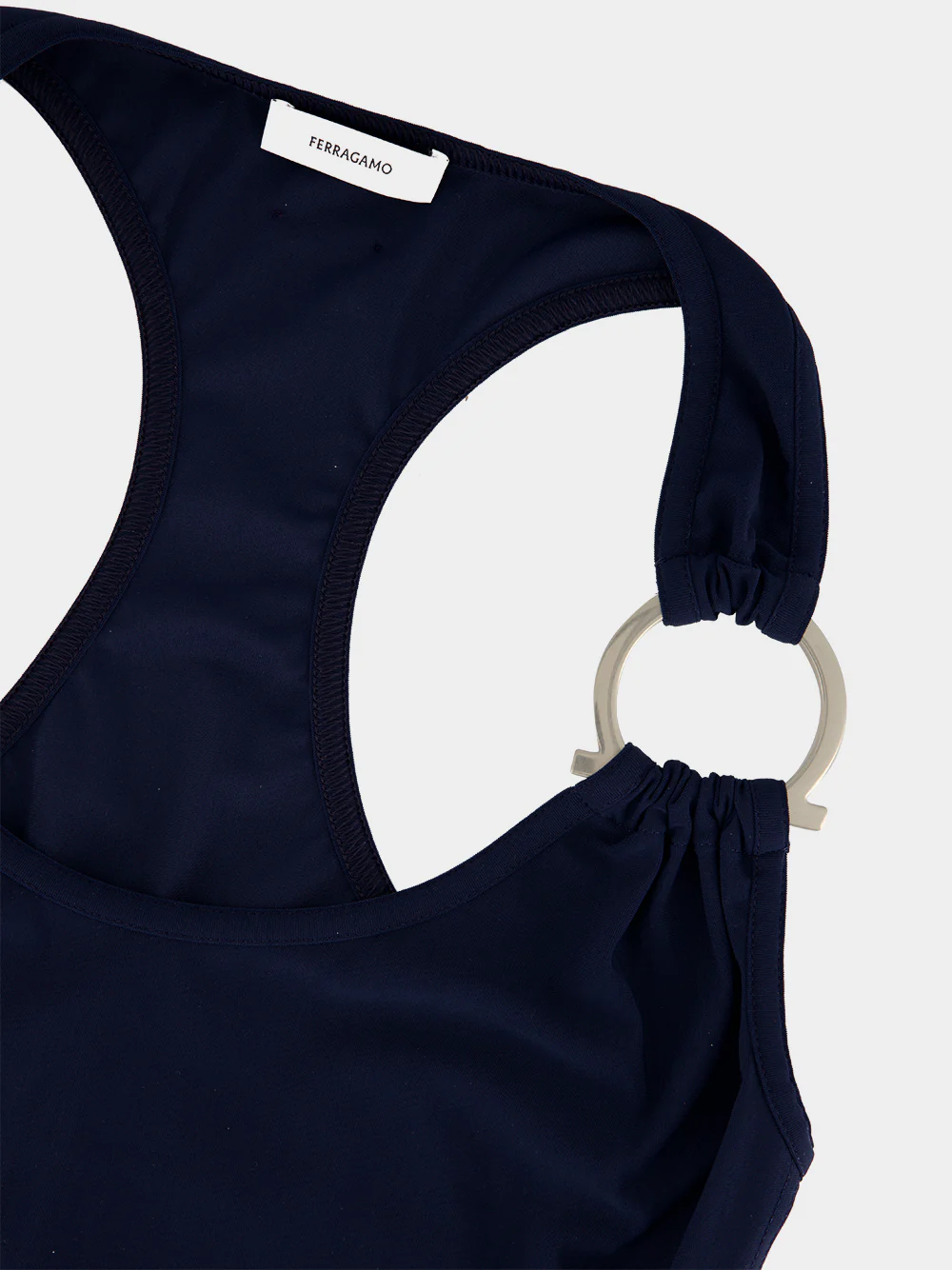 Navy Gancini One-Piece Swimsuit - Image 5