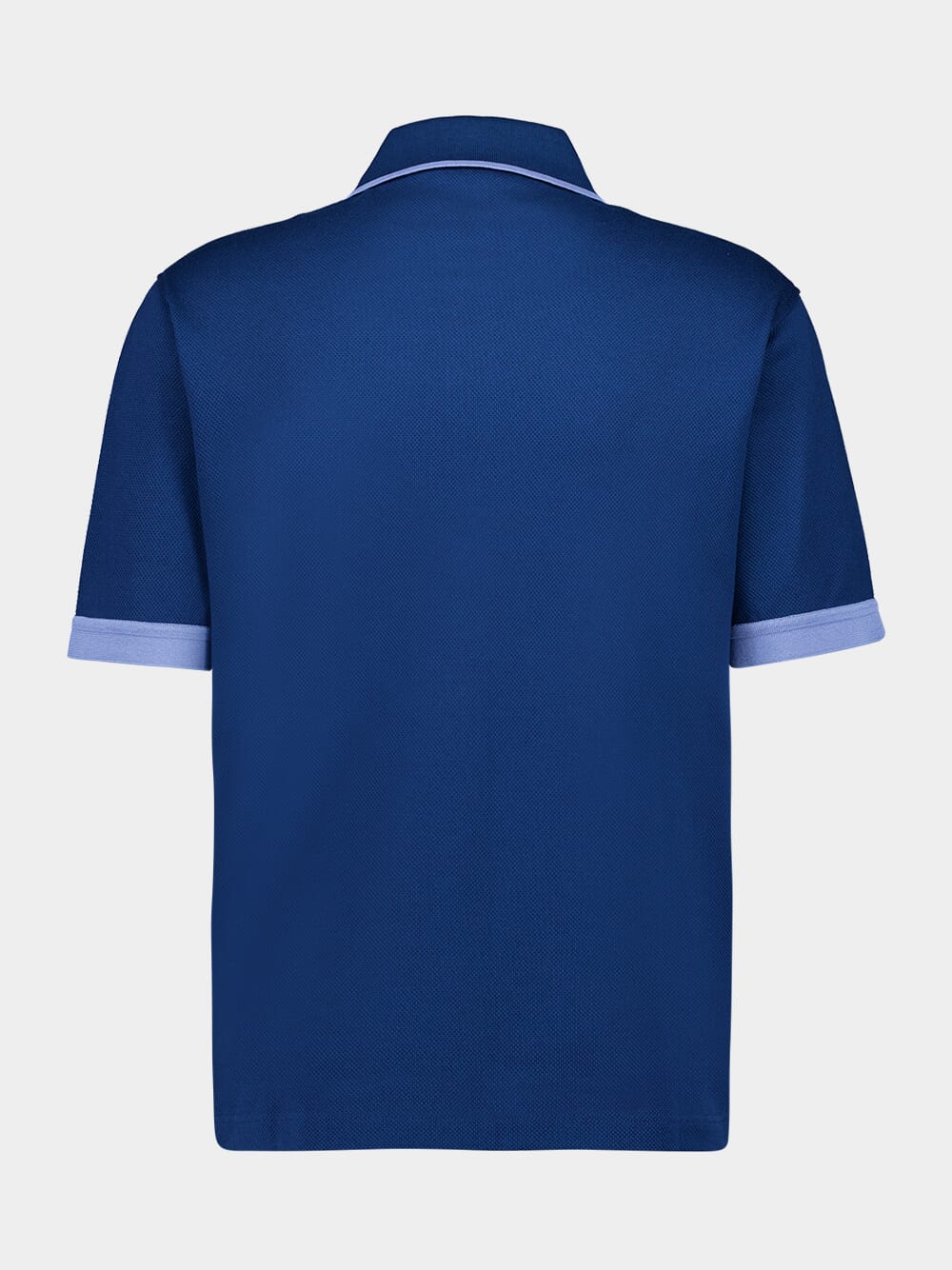 Teal Blue Polo with Contrasting Details - Image 6