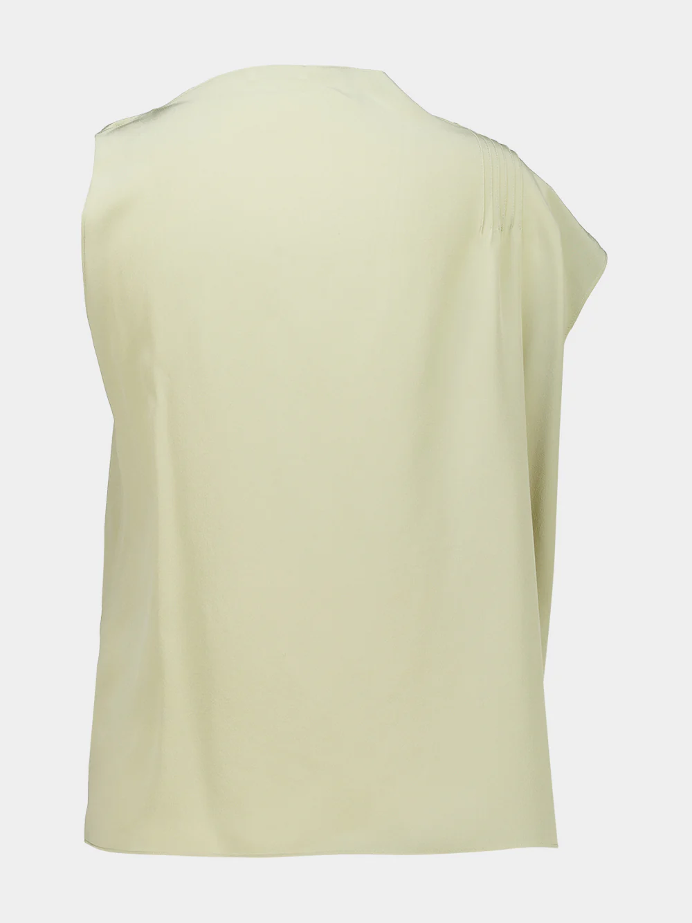 Burnt Sage Silk Lace Insert Top - Image 2