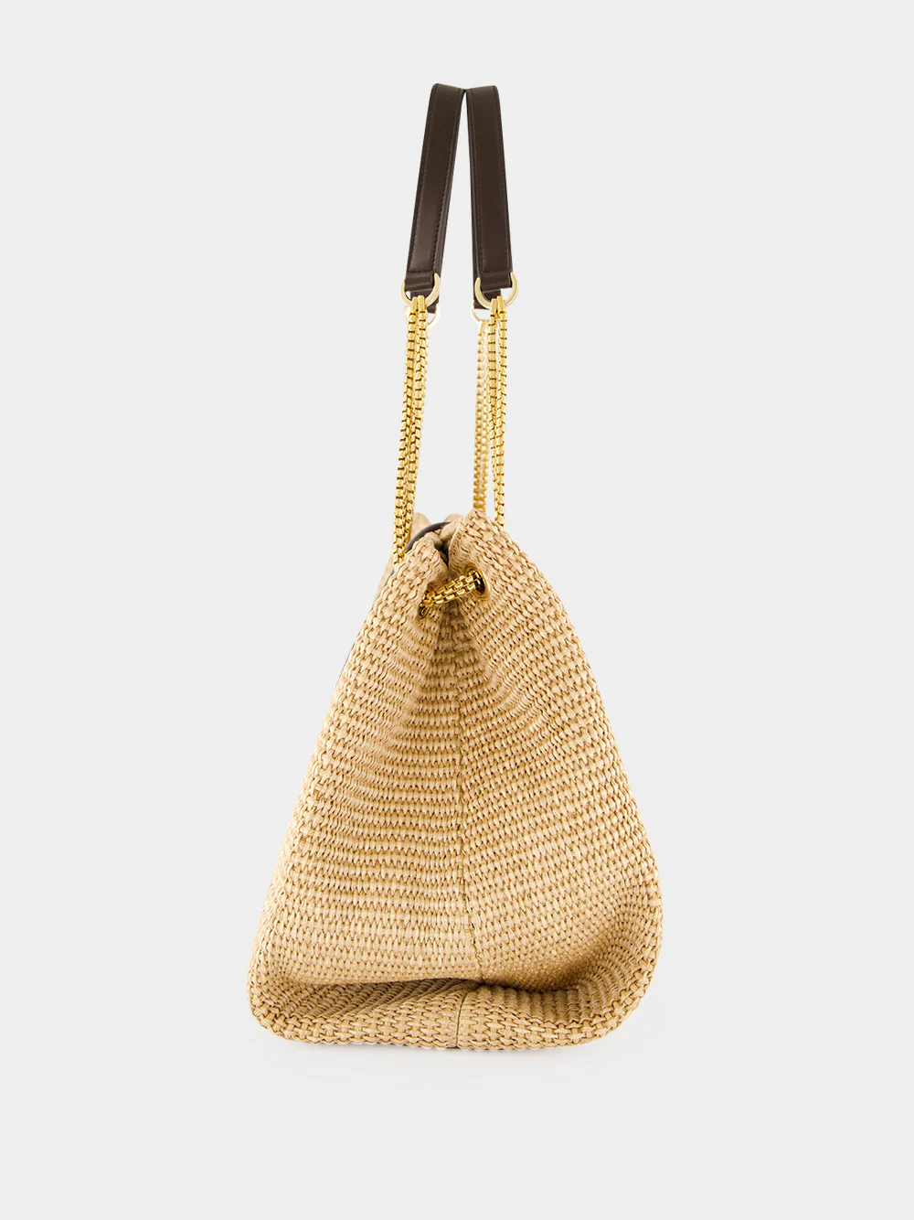 Natural Nude Mia Large Raffia Tote Bag - Image 3