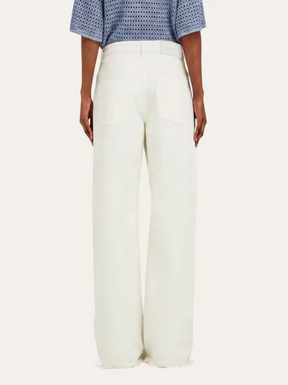 Mascarpone Frayed Straight-Leg Jeans - Image 3