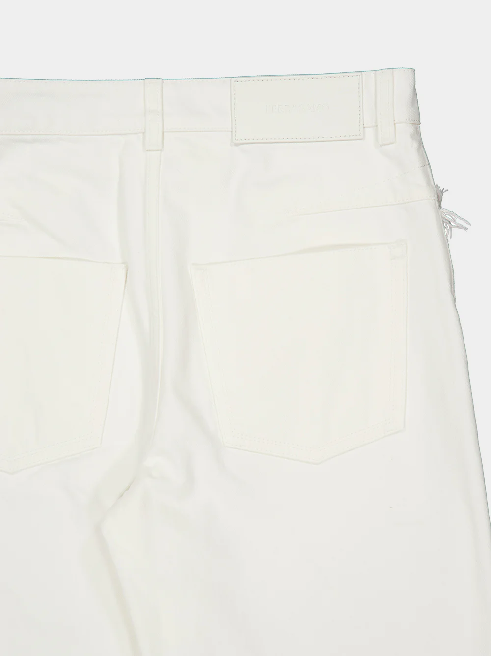 Mascarpone Frayed Straight-Leg Jeans - Image 7