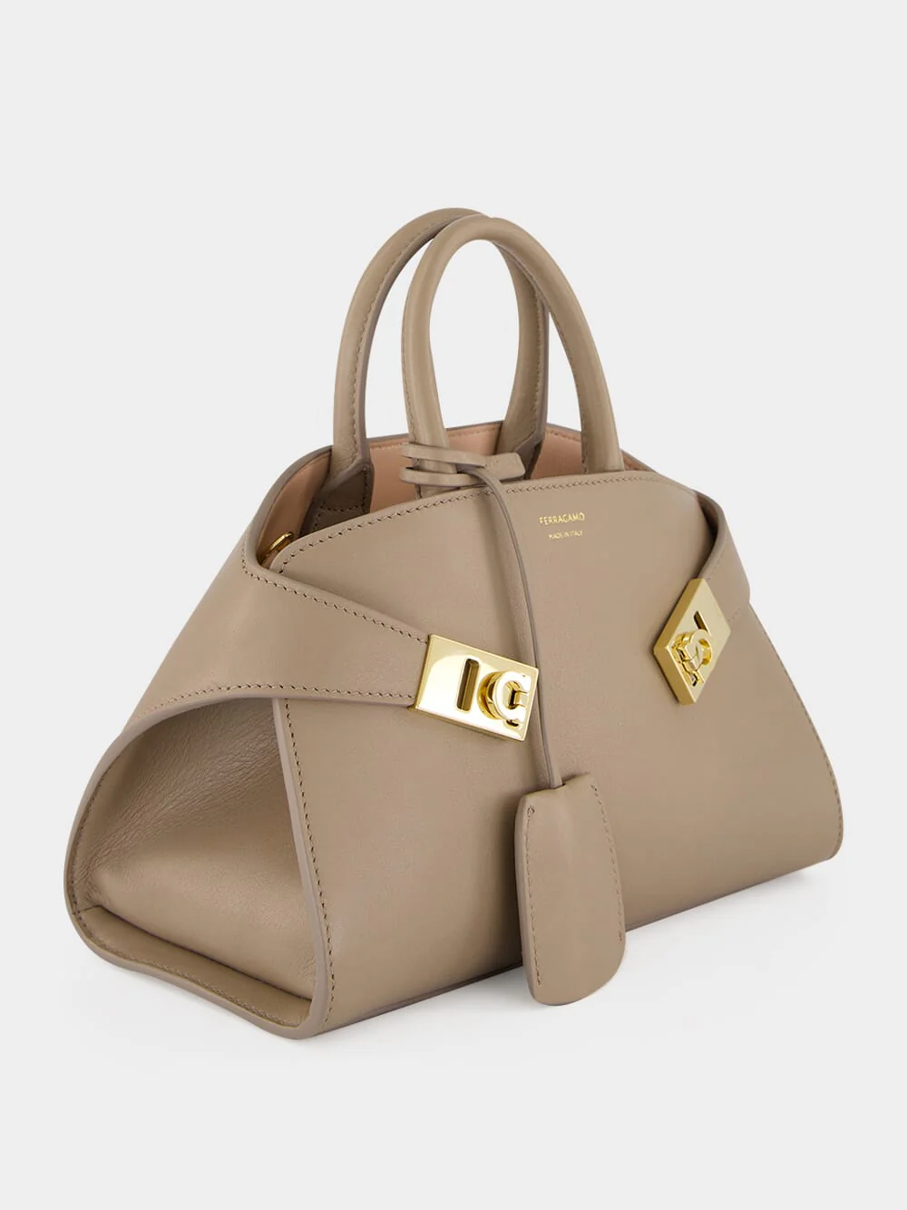 Warm Taupe Extra Small Hug Handbag - Image 3